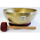 J697 Energetic Third Eye 'A#' Chakra Healing Hand Hammered Tibetan Singing Bowl 10" Wide Made in Nepal